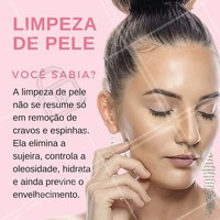 Limpeza de pele é tudo! Agende já a sua e vem conhecer o poder desse tratamento 😉 #limpezadepele #ahazou #Pele #esteticafacial