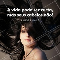 Venha ter aquele cabelo longo dos seus sonhos. Entre em contato conosco! #megahair #extensaocapilar #cabelos #ahazou #diva #autoestima #salaodebeleza