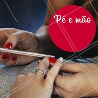 Aproveite essa promoção especial de pé + mão e vem ficar linda! 💅 #esmalteria #ahazou #unha #manicure
