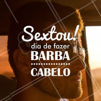 Bora arrebentar no fim de semana? Venha agendar o seu horário aqui em nosso espaço. #barbearia #cortemasculino #barba #ahazou #beleza #cuidadomasculino #fimdesemana #sextou