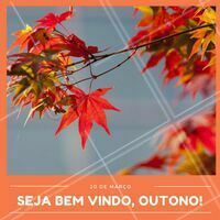 Hoje, 20 de março, começa o Outono! 🍂💗🌲 #outono #ahazou