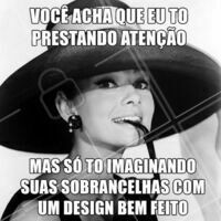 Ops! Só quem é designer de sobrancelha vai entender 🤣 #designdesobrancelha #ahazou #sobrancelha #meme