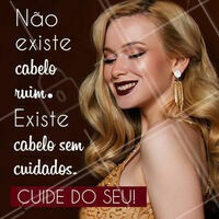Nenhum cabelo é ruim, apenas está pedindo cuidados! Se o seu cabelo está danificado, ressecado e sem vida: agende já seu horário e arrase com um cabelo lindo! ☎️ #cabelo #ahazou #salaodebeleza #cabeleireiro