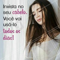 Agende já seu horário e cuide dos seus fios! ☎️💇 #cabelo #ahazou #salaodebeleza