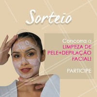 Eu ouvi #SORTEIO? Siiim! Isso mesmo! Que tal ganhar uma limpeza de pele e depilação facial? É só seguir as seguintes regrinhas:
❤️️ Curtir a foto oficial (esta foto)
❤️️ Seguir o nosso perfil
❤️️ Marcar três amigas nos comentários
Fácil né? E você pode comentar quantas vezes quiser!
Será desclassificado quem comentar perfis fakes ou repetir o mesmo perfil.
O resultado sairá no dia (insira a data final do sorteio).
Desejamos boa sorte!
#sorteio #ahazou #participe