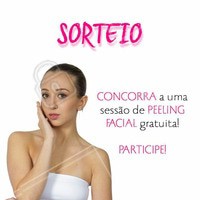 #SORTEIO mega especial para nossos clientes maravilhosos! Já pensou em fazer uma sessão de peeling facial de graça? É só seguir as regras abaixo:
❤️️ Curtir a foto oficial (esta foto)
❤️️ Seguir o nosso perfil
❤️️ Marcar três amigas nos comentários
Fácil né? E você pode comentar quantas vezes quiser!
Será desclassificado quem comentar perfis fakes ou repetir o mesmo perfil.
O resultado sairá no dia (insira a data final do sorteio).
Desejamos boa sorte!
#sorteio #ahazou #participe