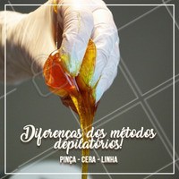 Existem diferenças significativas entre esses três métodos depilatórios, vou te contar um pouquinho sobre cada um afim de te ajudar na hora de escolher quais dos procedimentos fazer! A depilação com a pinça é uma boa alternativa para retirar os pelos por completo pela raiz, evitando alergias em peles sensíveis. Os pelos são puxados fio a fio. Ideal para fazer retoques de emergência. A depilação com cera remove todos os pelos, menos os que estão curtos. Já a depilação com linha é feita com uma linha de 100% algodão e tem o mesmo efeito que a pinça, sendo uma outra alternativa para as mulheres que sofrem com a dor ou com alergia à cera e dura por volta de 20 dias.
E aí? Qual vamos fazer? Agende um horário!
#depilacao #ahazou #cera #pinça #linha