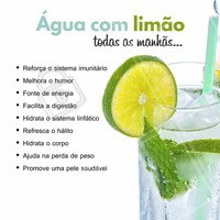 Veja os benefícios da água com limão em jejum todas as manhãs. Que tal adicionar na sua rotina? #nutricionista #nutrição #perdadepeso #agua #limão #ahazou #saude #bemestar #fruta