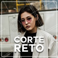 O corte reto, como o nome já diz, é reto. Um estilo mais minimalista.
#cortereto #ahazou #cabelo