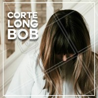 O long bob é um corte onde a parte de trás tem um comprimento curto e gradativamente se torna mais cumprido na frente. Muito elegante!
#longbob #ahazou #cortes