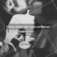 Bora beijar!
#diadobeijo #ahazou
