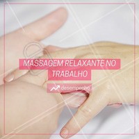 A massagem relaxante em intervalos de trabalho, em torno de 15 a 30 minutos de tratamento, influência no desempenho profissional.
Entre em contato para mais informações.
#massagemrelaxante #ahazou #trabalho