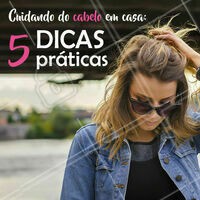 1 - Preste atenção na lavagem! Evite água muito quente, o que provoca muito frizz nos fios.
2 - Não esqueça do creme para pentear! Assim você terá mais maciez e evita a quebra na hora de pentear.
3 - Hidrate sempre. Invista em máscaras de tratamento, nutrição e reconstrução.
4 - Opte por um corte prático! Antes de se jogar na tendência, pense no que é mais adequado pro seu dia a dia.
5 - Aposte em produtos poderosos, de preferência indicados pelo seu cabeleireiro ;)
#cabelo #ahazou #cuidadoscomocabelo