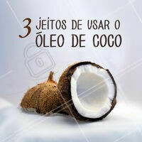 1 - Para umectação: utilize o óleo no fios por algumas horas, servirá como um tratamento intensivo de nutrição!
2 - Para potencializar a máscara: adicione uma quantidade do óleo no creme, deixando sua hidratação mais poderosa.
3 - Para as pontas secas: utilize como um óleo finalizador, com uma quantidade mínima do óleo e espalhando por todas as pontas.
#cabelo #ahazou #Oleodecoco #umectacao #hidratacao