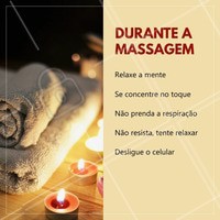 Dicas para durante a massagem, relaxe e aproveite o momento! #massagem #relaxamento #bemestar #ahazou #saude #massagemrelaxante