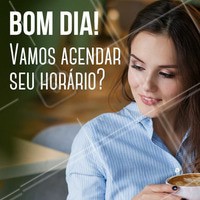 Bom dia, meninas! Já agendou seu horário da semana? 😍 #salaodebeleza #ahazou #beleza