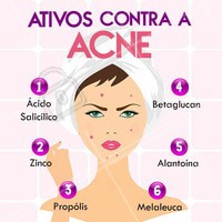 A acne é uma preocupação de muitas pessoas. Olha só alguns ativos que ajudam muito na hora de combater esse problema! #acne #ahazou #espinhas #esteticafacial #cuidadoscomapele