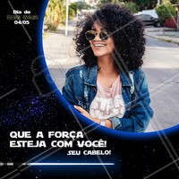 Que a força esteja com seu cabelo!
#diadestarwars #ahazou #starwars #cabelo #starwarsday