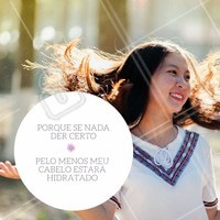 Esteja preparada, com os cabelos sempre hidratados, porque se nada der certo... já sabe né?
#agende #ahazou # cabelo #hidratação #cuidados #salão