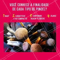 Os pincéis e esponjas são os queridinhos e os que salvam na hora de fazer aquela make linda, mas para isso é necessário saber a finalidade de cada um para que a make seja sucesso. #make #maquiagem #ahazou #makeup