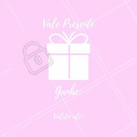 Dê um vale presente para um amigo! Entre em contato e garanta o seu!
📱 (xx) xxxxx-xxxx
#vale #ahazou #presente #presenteie #amigos