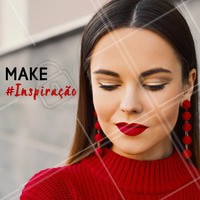 Olha essa make perfeita, aquele batom vermelho que é essencial. #batom #ahazou #maquiagem #makeup #inspiração