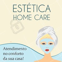 Agende já seu horário e fique linda, saudável e bem cuidada sem sair de casa! 💆 #esteticafacial #esteticacorporal #ahazou #homecare #atendimentoadomicilio