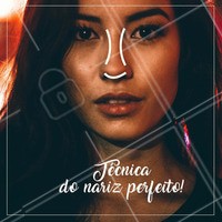 Para um nariz perfeito aplique sombra ou pó pra contorno um tom acima da sua pele, aplique nas laterais, entre as narinas e esfume bem para criar profundidade e modela-lo,
#maquiagem #truque #ahazou #makeup #nariz perfeito