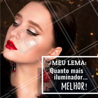 Quem aí também é assim? Iluminador nunca é demais! 😍 #iluminador #ahazou #maquiagem #makeup