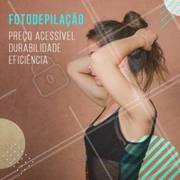 Você já conhece alguns dos benefícios da Fotodepilação? Tratamento rápido e com alta durabilidade, além de ser eficiente. #fotodepilação #ahazou #estética #tratamento
