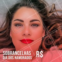 Já fez as sobrancelhas pro encontro do dia dos namorados? Não!? Aproveite nossa promoção! Agende já um horário! 📱 (xx) xxxxx-xxxx
#diadosnamorados #ahazou #sobrancelha #designdesobrancelha