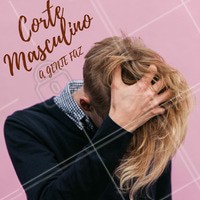 Nosso salão também faz corte masculino! Agende já os eu horário!
#cortemasculino #ahazou #agende