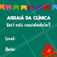Venha festejar com a gente! Você é nosso convidado especial para curtir a festa de São João no salão! 🎉 #festajunina #ahazou #saojoao #estetica #clinicadeestetica