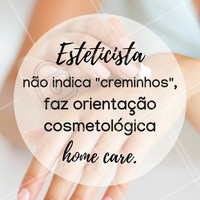 Cada tipo de pele deve passar por uma análise profissional para chegar numa orientação de cosméticos perfeitos para serem usados na sua rotina! Por isso é tão importante a consulta com quem entende. 😎 #esteticafacial #esteticacorporal #homecare #ahazou #cuidadoscomapele #cosmetologia