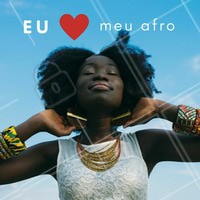 Ame seu cabelo! Comenta aqui se você ama muito seu afro 💖 #afro #cachos #cabelocacheado #crespo #ahazou #cabelo #cabeloafro