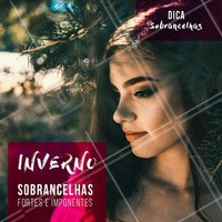 Inverno está chegando e não fique por fora das tendências, nesse ano a aposta é em sobrancelhas fortes e imponentes. Estão em alta nas passarelas, casando muito bem com makes mais neutras. #sobrancelhas #ahazousobrancelhas #designdesobrancelhas #tendência #dica #olhos