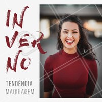 Sabe aquela make clássica que nunca sai de moda? 😍Pois bem, nesse inverno ela está mais em alta ainda, cores forte e marcantes. #maquiagem #ahazoumaquiagem #tendência #ahazou #makeup #maquiagemclássica #moda