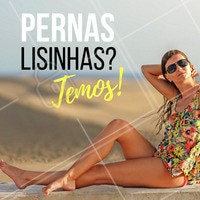 Agende já a sua depilação e venha ter pernas lisinhas! 😉 #depilacao #ahazou #esteticacorporal