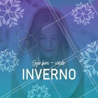 Seja bem-vindo inverno ❄️💙 #inverno #ahazoucabelo #cabelo #ahazou #frio #melhorestação