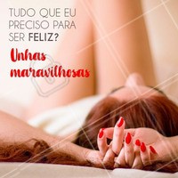 Com unhas maravilhosas, a vida é só sorrisos! 😁 #unha #ahazou #manicure