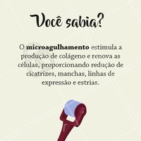 Agende já uma avaliação para saber os milagres que o microagulhamento pode fazer por sua pele! 😉 #microagulhamento #ahazou #esteticafacial #cuidadoscomapele