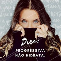 Existem vários procedimentos que servem para nutrir e tratar o cabelo. Apesar da progressiva trazer brilho e maciez para os fios, não tem a função de tratamento como outros procedimentos! ;) #cabelo #ahazou #progressiva