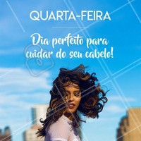 Todo dia é dia de cuidar do cabelo das minhas clientes maravilhosas! 😍 #cabelo #ahazou #cabeleireiro #salaodebeleza #quartafeira