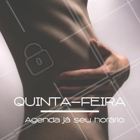 Uma ótima quinta-feira pra você! Aproveite e agende seu horário! #quinta #ahazou #semanal