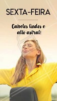 Bora começar o fim de semana assim! 🙏 #cabelo #ahazou #sextafeira