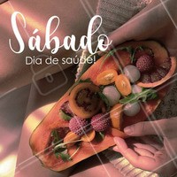 Um ótimo sábado pra você! Vamos aproveitar para cuidar da saúde? #saúde #ahazou #semanal #sabado