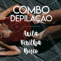 Que tal esse combo incrível com um precinho especial pra você ficar livre dos pêlos?
#depilacao #ahazou #esteticacorporal #combopromocional #promocao