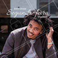 Boa segunda-feira pra você! 💛 #segundafeira #ahazou #semanal #bemvinda #cabelo #cabelomasculino