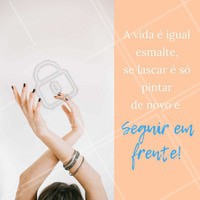 E assim a gente segue o baile 😂 #esmalte #ahazouunhas #unhas #ahazou #motivacional
