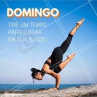 Cuide da alimentação, pratique exercicíos e o principal: relaxe! #saude #bemestar #ahazou #domingo